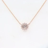 /public/photos/live/Round Cut Mini Halo Sunflower Moissanite Pendant 977 (4).webp